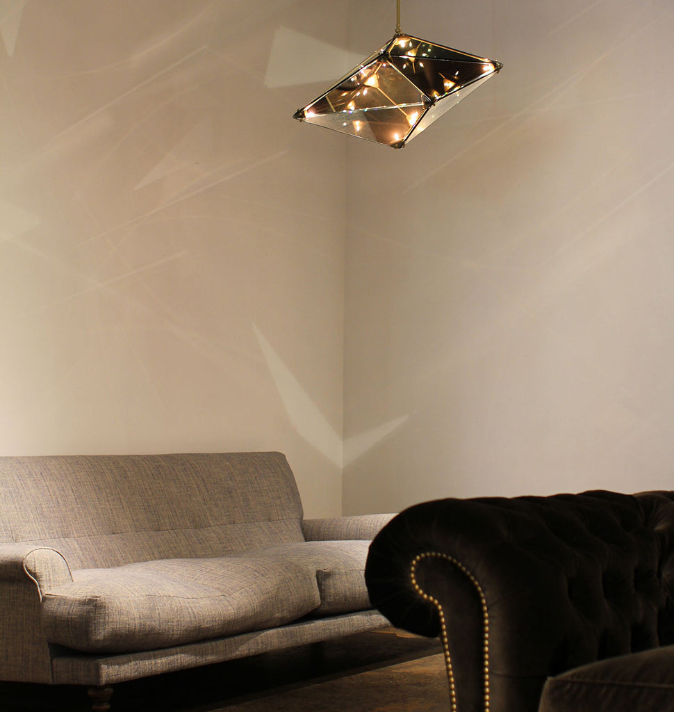 Horizontal - 24 inch (Brushed brass/Transparent mirror) — The Future Perfect, New York