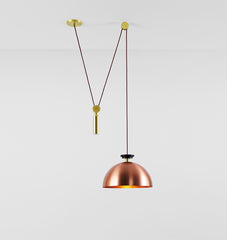 Pendant - Hemisphere (Brushed copper)