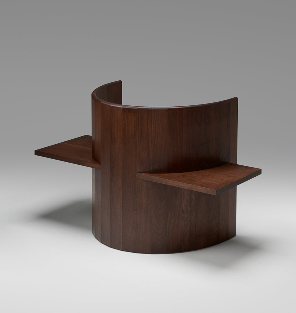 Sit, Set Chair (Black walnut / Caramel leather)