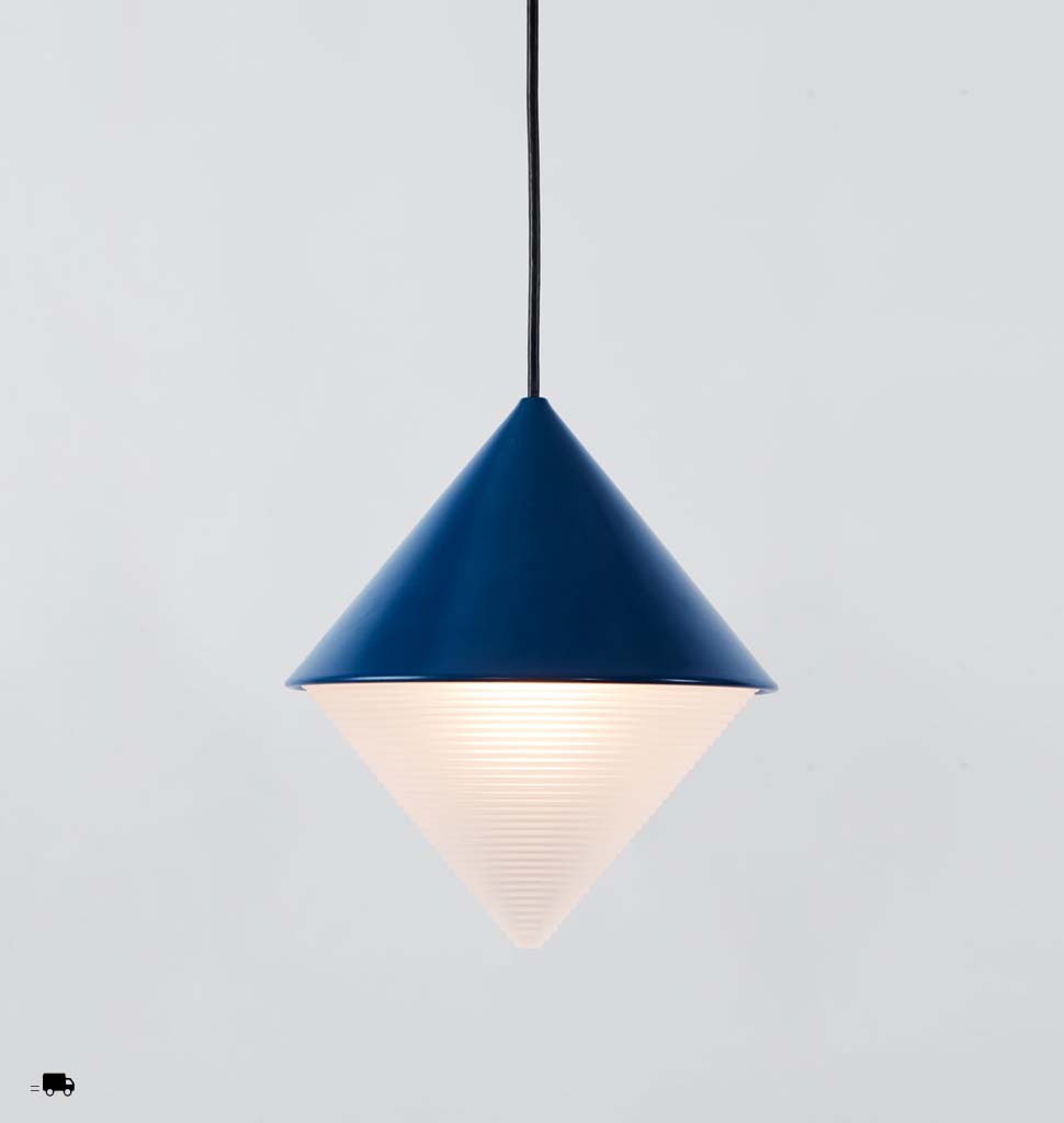 Pendant - Cone (Blue)