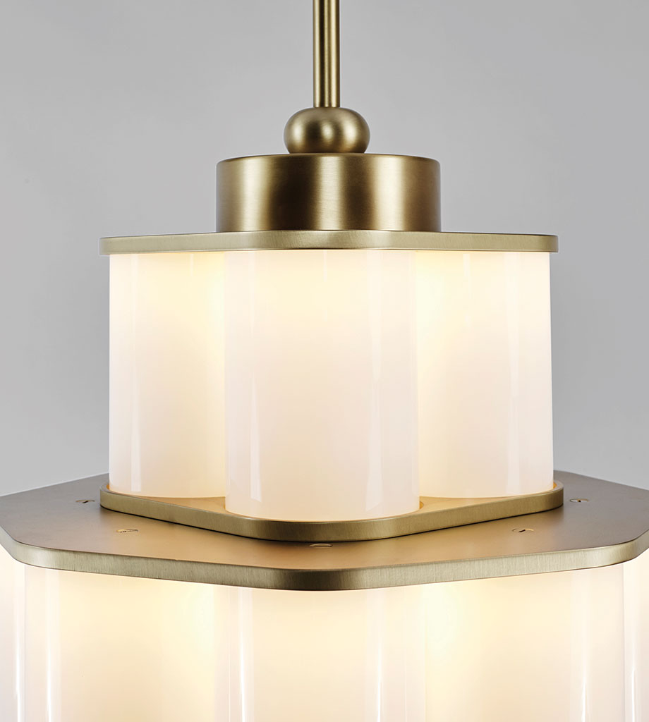 Detail (Brushed Brass/White)