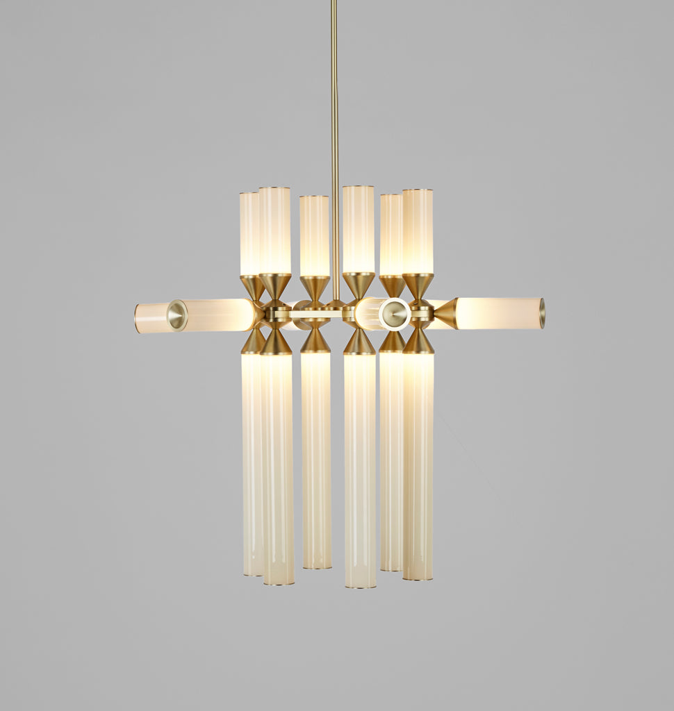 18-02 (Brushed brass/Cream) 