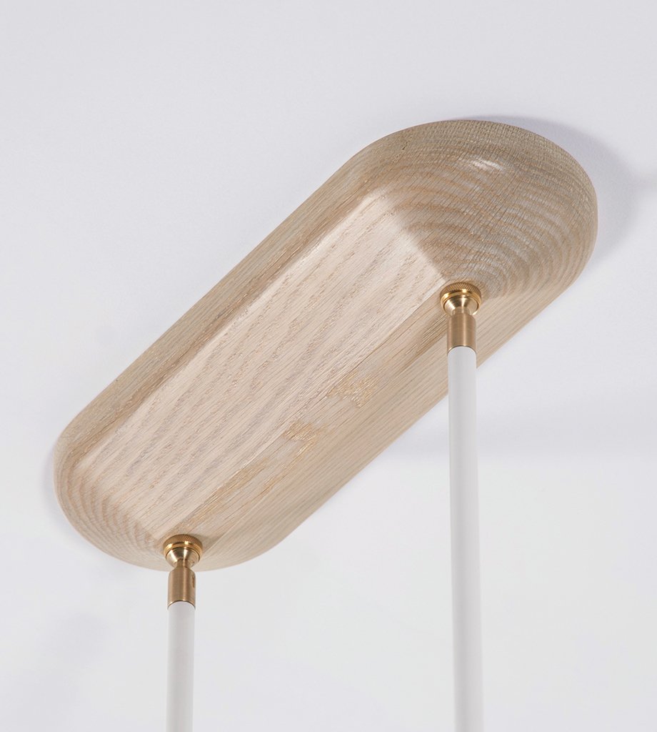 Canopy (Whitewashed oak/Brushed brass)