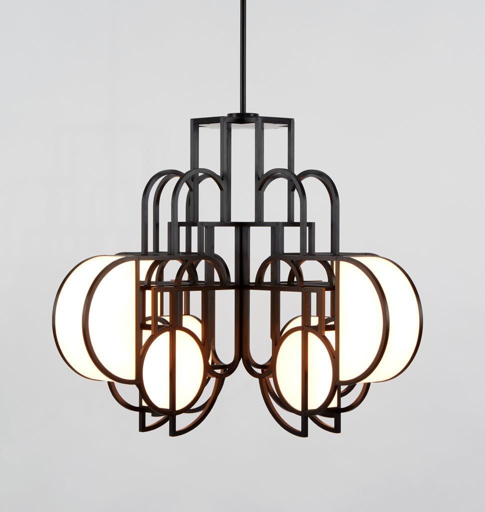 Chandelier - 02 (Matte black)