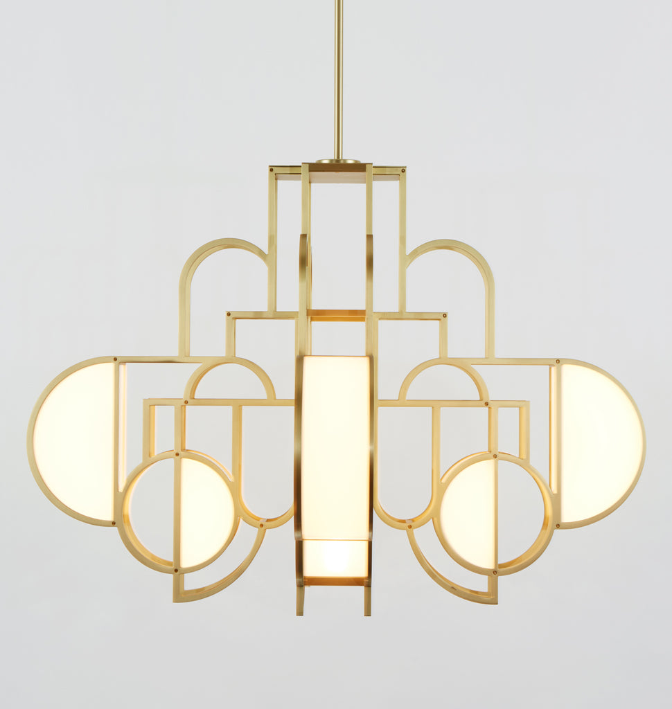 Chandelier - 02 (Brushed brass)