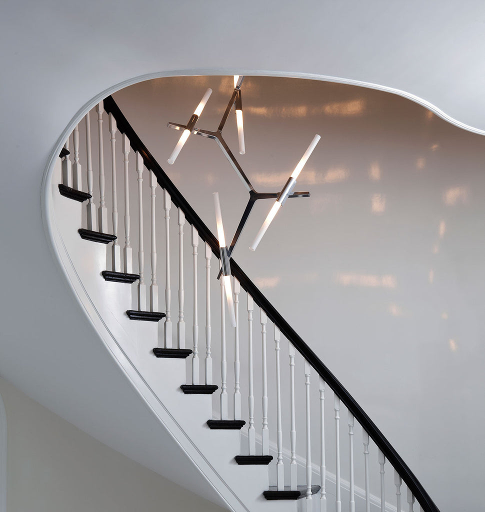 Cascade - 20 Lights (Polished nickel/Straight-cut glass) — Park Avenue, New York