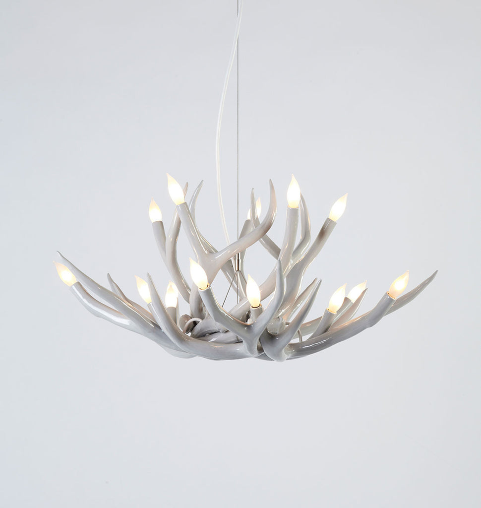 Chandelier - 10 Antlers (Custom Gray)