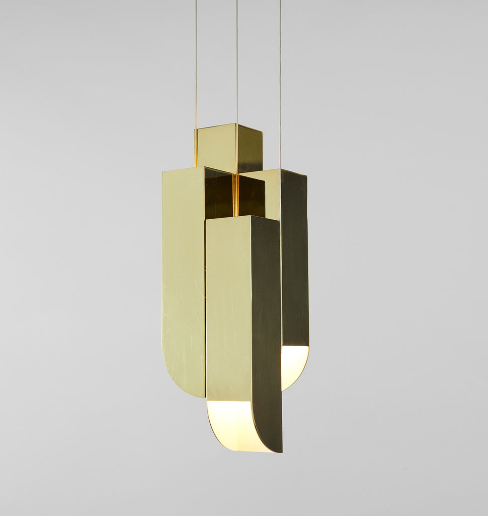 Pendant - 4 Lights (Polished brass)