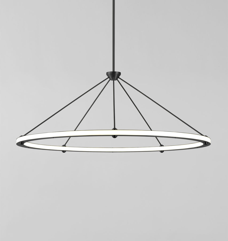 Circle Pendant (Blackened steel)