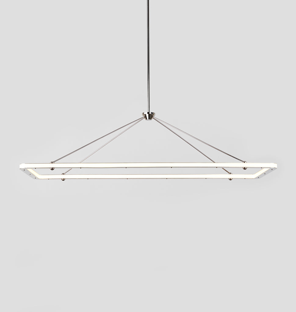 Rectangle Pendant (Polished nickel)