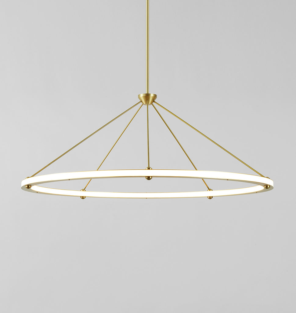 Circle Pendant (Brushed brass)