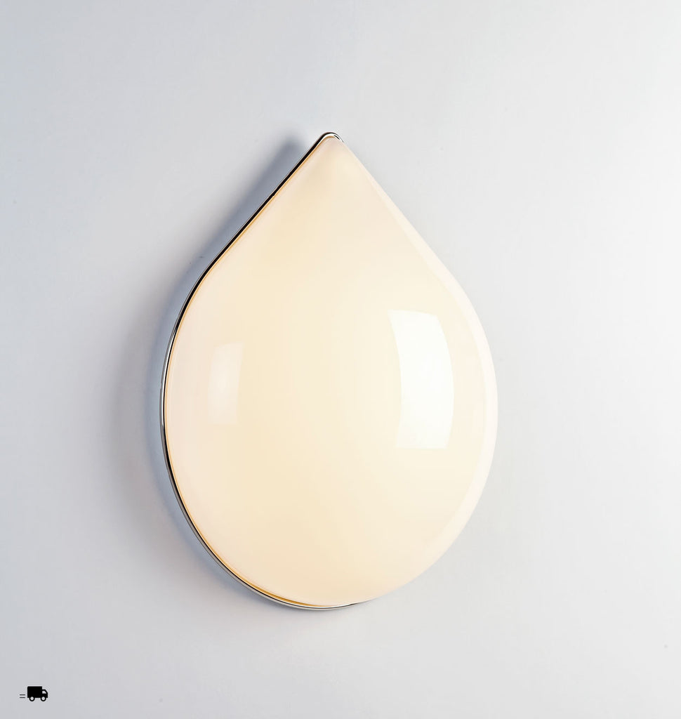 Teardrop (Polished nickel/White)