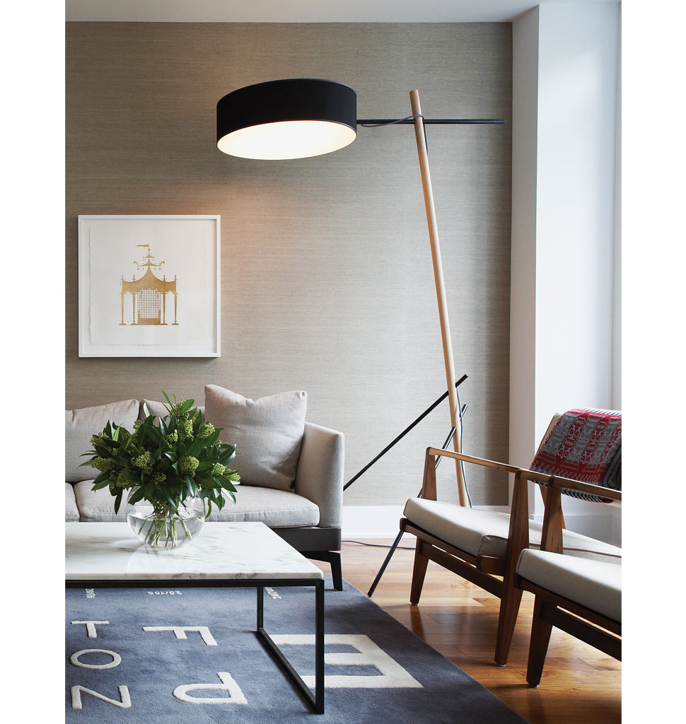 Floor Lamp (Black) — Toronto, Canada. Interior by Croma Design. Image by Michael Graydon