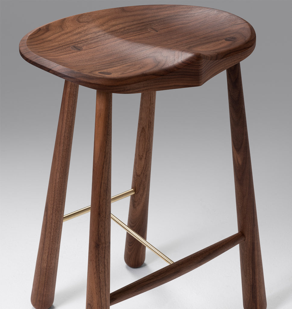 Taper Counter Stool (Black walnut)