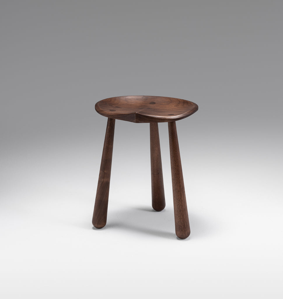 Taper Low Stool (Black walnut)